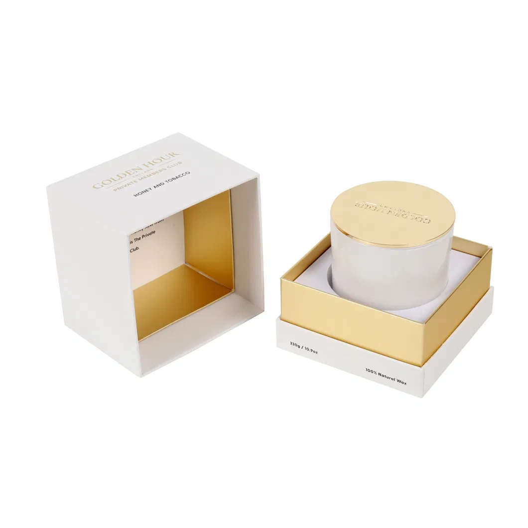 Custom Paper Gift Packaging Luxury Cardboard Candle Box for Candle Jar