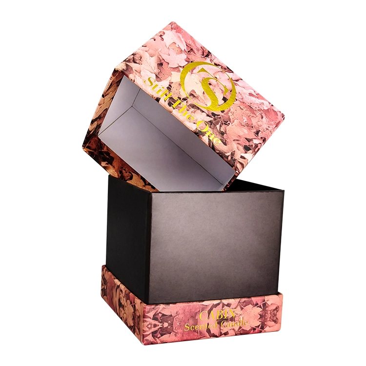 Wholesale Custom Design Color Printing Paper Gift Empty Thick Cosmetic Packaging Cardboard Packing Box Manufacturer for Perfume/Jewelry/Candle/Makeup Powder