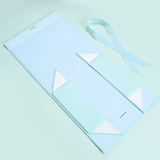 China Custom Foldable Cardboard Cosmetics Makeup Jewelry Clothes Magnetic Paper Gift Packing Box Watch Wedding Party Festival Gift Packaging Box