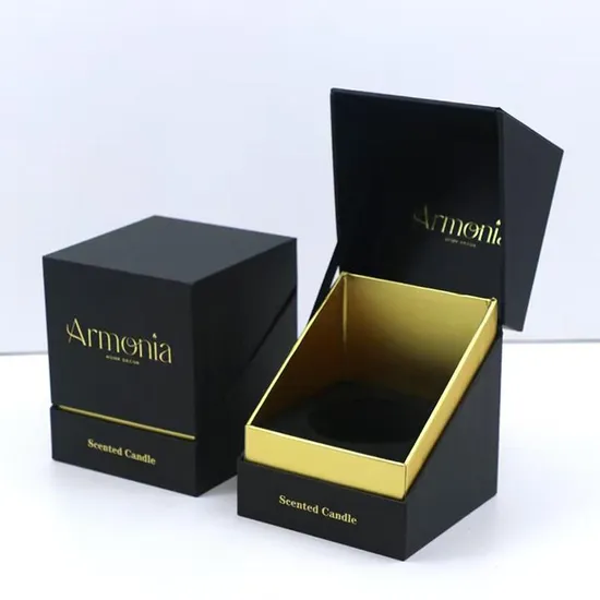 Elegant Magnetic Gift Box for Luxury Candles with Custom Insert 