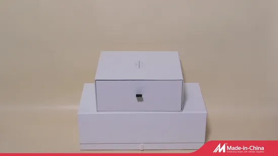 Wholesale Custom Logo Slide Drawer Gift Paper Earring Necklace Ring Packaging Jewelry Box for Jewelry 