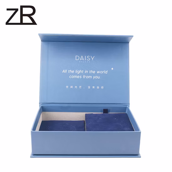 Custom Cardboard Magnetic Closure Foldable Packing Gift Box with Printed Logo