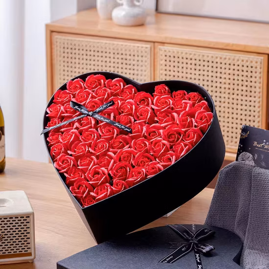 Heart Shaped Flower Gift Boxes Packaging for Roses