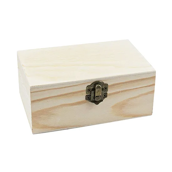 Art Perfume Medium Storage Antique Suitcase packaging Jewelry Treasure Solid Hinged Ring Storage Organizer Cigarette China Small Case Wood Gift Box 