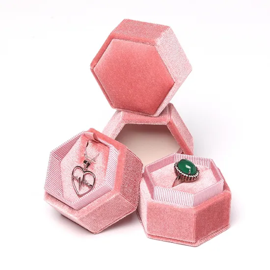 New Wholesale Velvet Custom Wedding Ring Box Earring Pendant Bangle Bracelet Necklace Organizer Jewellery Packaging Jewelry Box Gift Box 