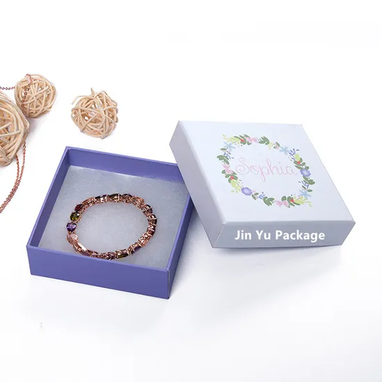 Square Elegant Bracelet/Bangle Paper Jewelry Gift Packaging Box 